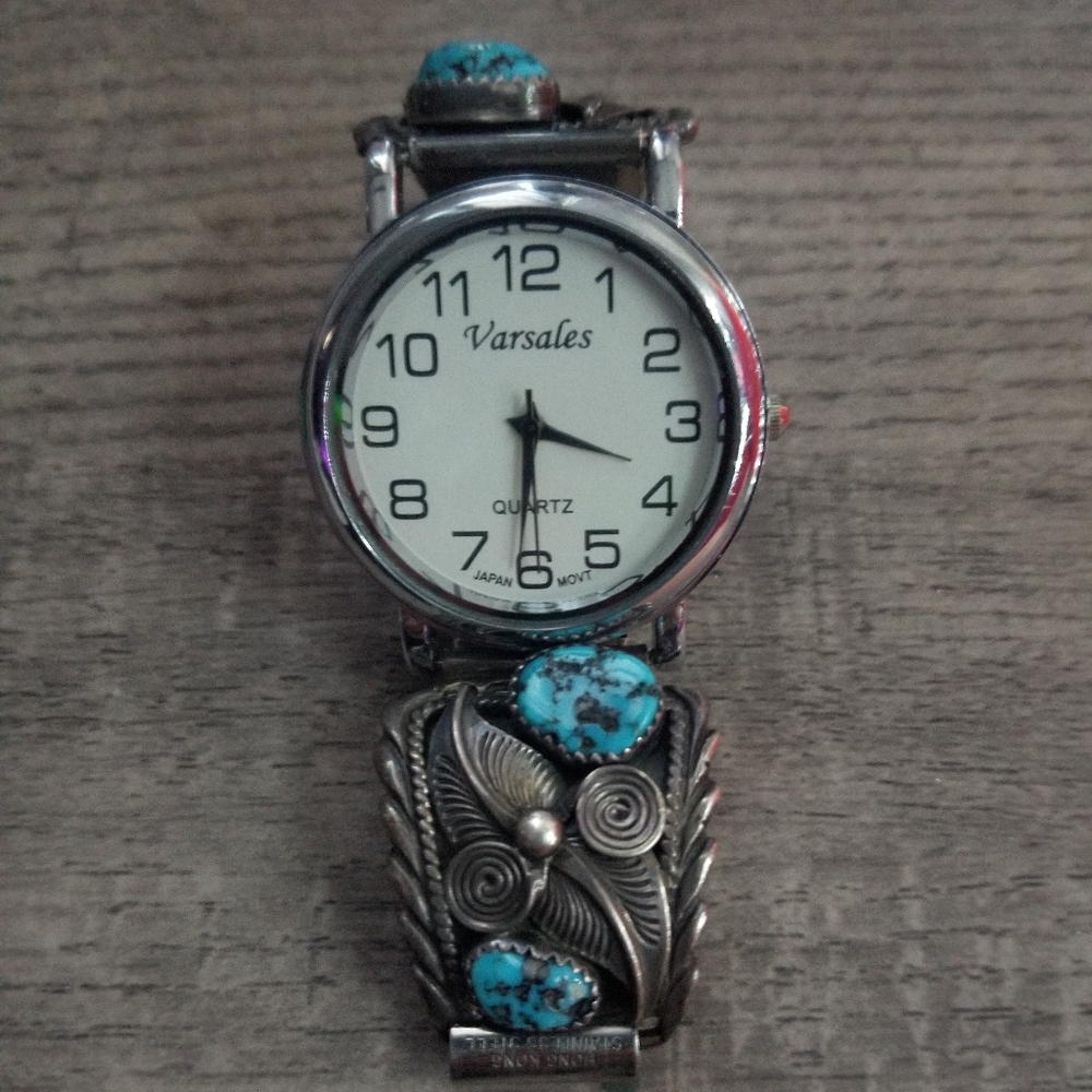 Varsales Sterling & Turquoise watch